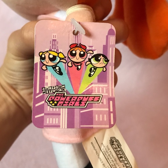 14” Blossom PowerPuff Girls plush doll Cartoon Network toy superhero kids show - Picture 7 of 8